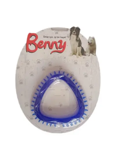 Benny Köpek Oyuncağı Üçgen 8 x 8.5 cm Mavi