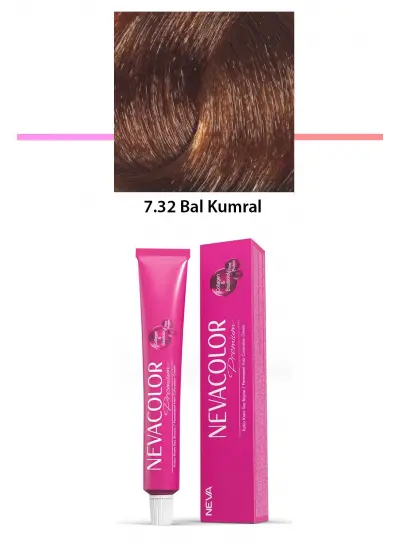 Premium 7.32 Bal Kumral - Kalıcı Krem Saç Boyası 50 g Tüp