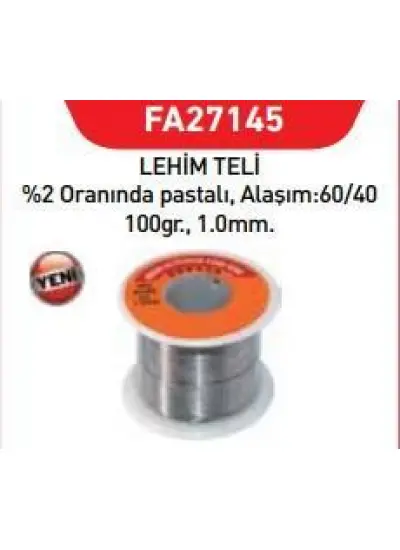 Fastbond 27145 Lehim Teli 1 mm 100 gr