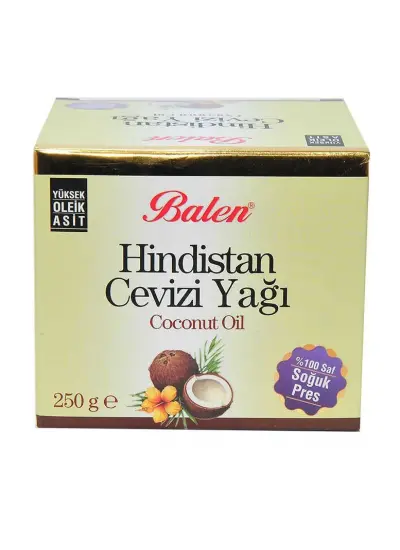 Hindistan Cevizi Yağı Soğuk Pres 250 Gr Cam Şişe