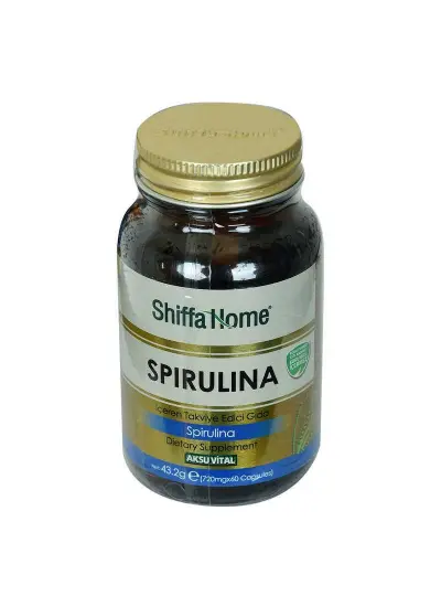 Shiffa Home Spirulina Diyet Takviyesi 720 Mg x 60 Kapsül