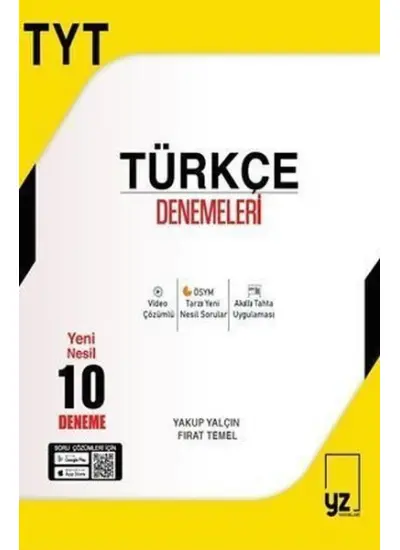 YZ Yayınları TYT Türkçe 10 Deneme  (4022)