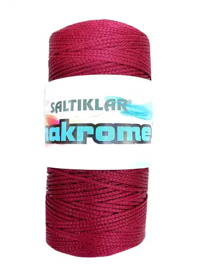 1 Adet Polyester Makrome İpi 1560 Bordo 100 gr