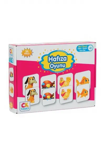 Eğitici Oyun Seti Hafıza Oyunu 34 Parça Puzzle