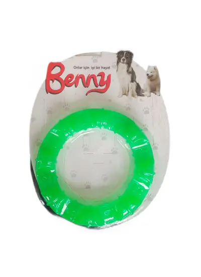 Benny Köpek Oyuncağı Yuvarlak Şekilli 11,5 cm Yeşil