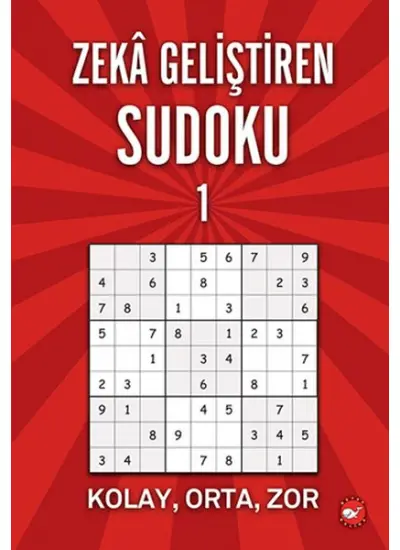 Zeka Geliştiren Sudoku 1 Kolay - Orta - Zor  (4022)