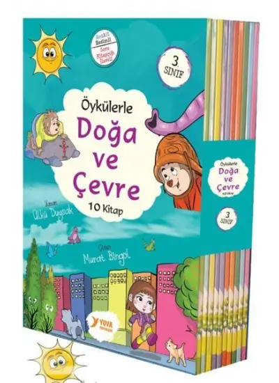 Öykülerle Doğa ve Çevre  3. Sınıflar İçin 10 Kitap Set  (4022)