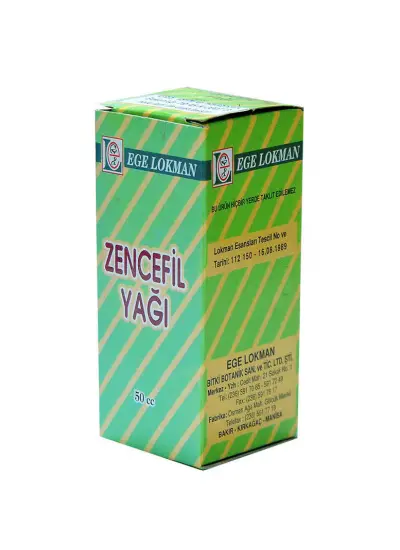 Zencefil Yağı 50 cc