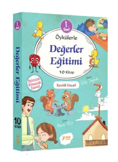 Öykülerle Değerler Eğitimi 1. Sınıflar İçin 10 Kitap Set  (4022)