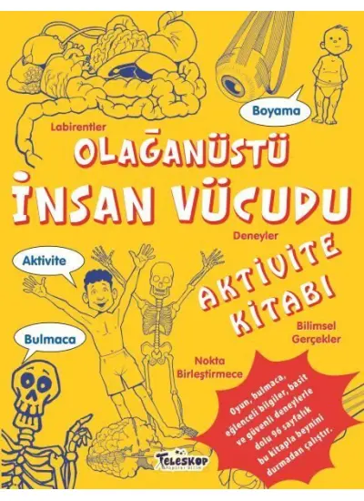 Olağanüstü İnsan Vücudu Aktivite Kitabı  (4022)