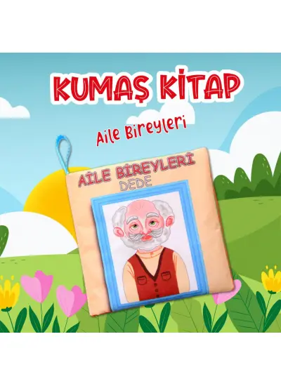 Aile Bireyleri Sessiz Kumaş Kitap