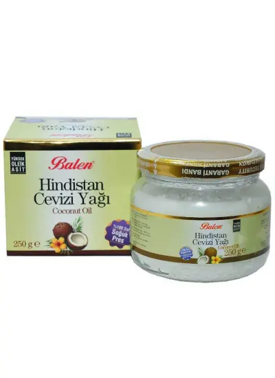 Hindistan Cevizi Yağı Soğuk Pres 250 Gr Cam Şişe