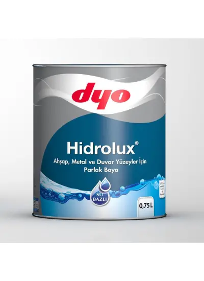 Dyo Hidrolüx 0,75 Litre Beyaz Su Bazlı Ahşap Metal Boyası