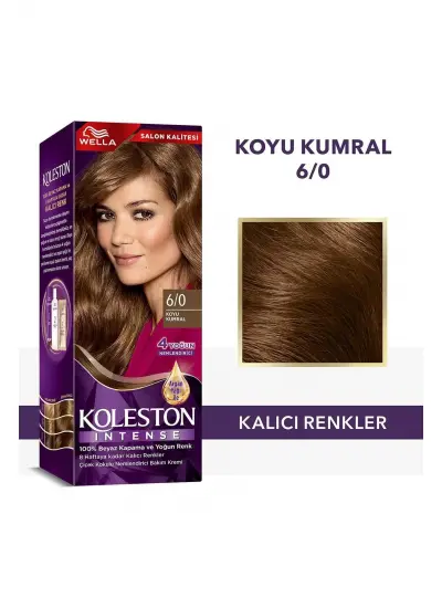 Koleston Intense Saç Boyası 6/0 Koyu Kumral - Salon Kalitesi