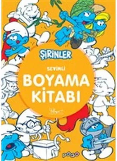 Sevimli Boyama Kitabı - Şirinler  (4022)