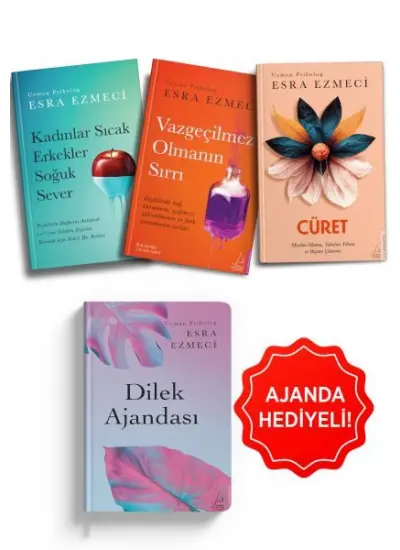 Esra Ezmeci İlişkiler Seti 3 Kitap Dilek Ajanda Hediyeli  (4022)