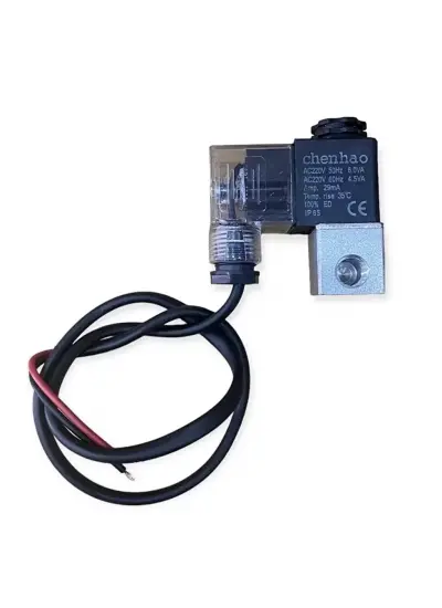 1/8 2/2 NA 12V / 24V / 110V / 220V PNOMATİK VALF A TİPİ