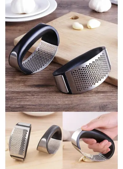 Yeni Sarımsak Ezici Paslanmaz Çelik Garlic Press