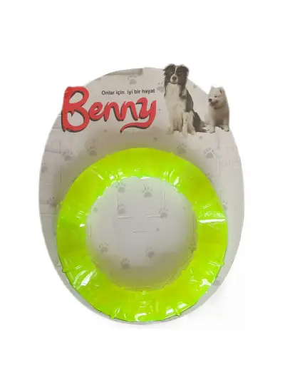 Benny Köpek Oyuncağı Yuvarlak Şekilli 11,5 cm Sarı