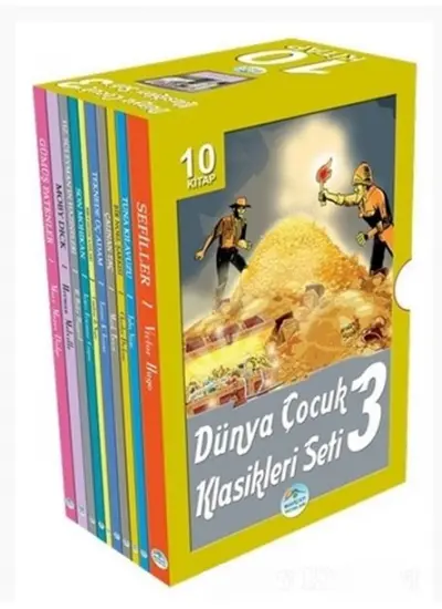 Dünya Çocuk Klasikleri Seti 3 (10 Kitap Kutulu)  (4022)