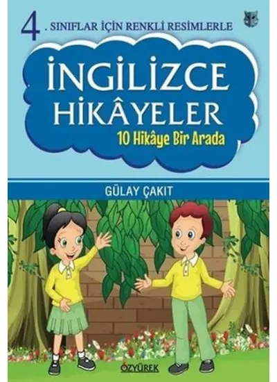 4.Sınıflar İçin Renkli Resimlerle İngilizce Hikayeler Seti - 10 Hikaye Bir Arada  (4022)