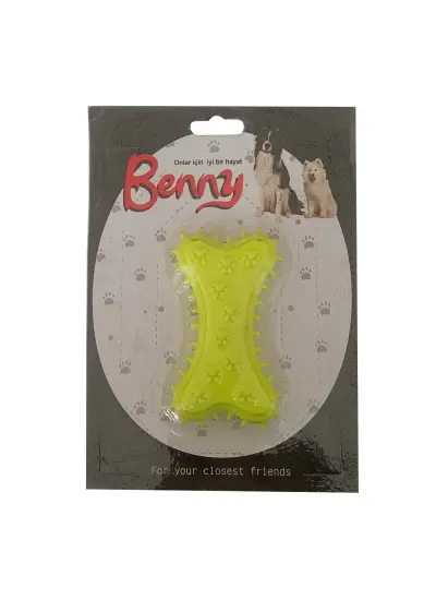 Benny Köpek Oyuncağı Kemik 5.5 x 10 cm Sarı