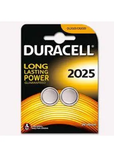 Duracell CR 2025 Lityım Pil 3 Volt 2 li