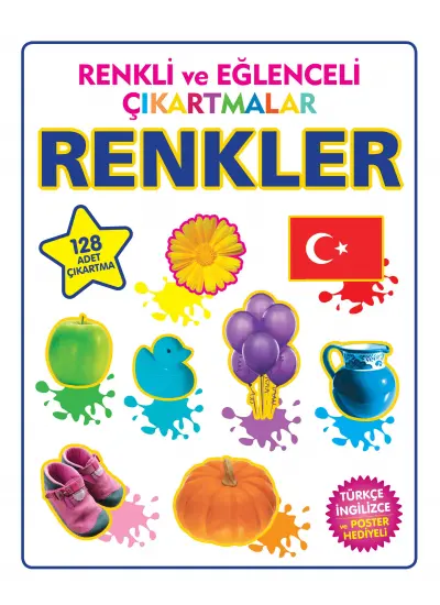 Renkli ve Eğlenceli Çıkartmalar Renkler  (4022)