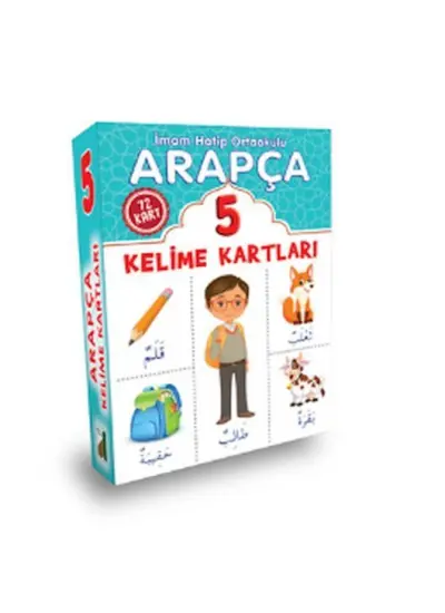 Arapça Kelime Kartları (5. Sınıf)  (4022)