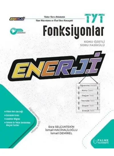 Palme Yayınevi Enerji TYT Fonksiyonlar Konu Özetli Soru Fasikülü  (4022)