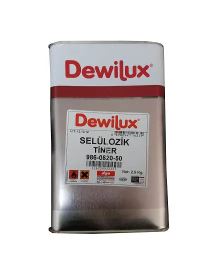 Dewilüx Selülozik Tiner 2,5 kg