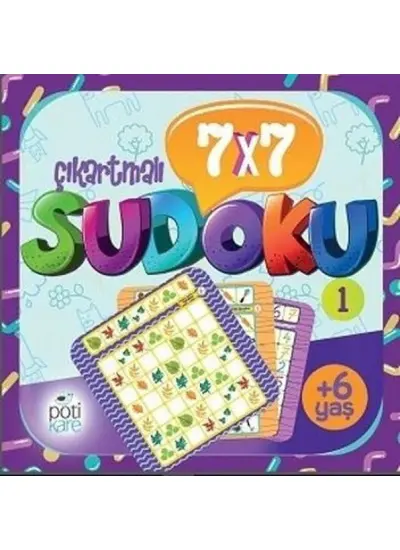 7 x 7 Sudoku - 1 (Çıkartmalı)  (4022)