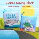 2 Kitap  İngilizce Kutup Hayvanları ve Deniz Canlıları Kumaş Sessiz Kitap