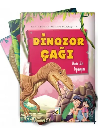 Tuna ve Suna'nın Zamanda Yolculuğu - Dinozor Çağı (10 Kitap Takım)  (4022)