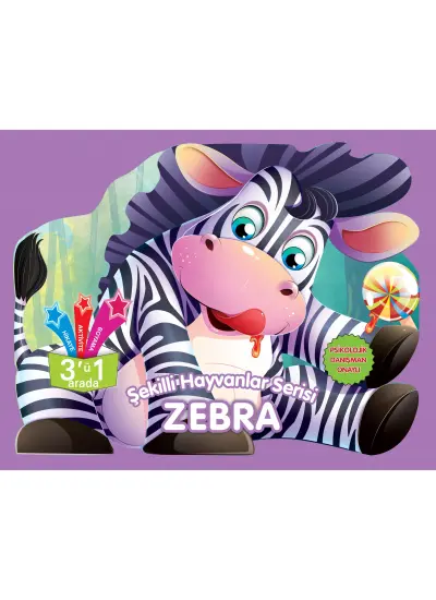 Şekilli Hayvanlar Serisi - Zebra  (4022)