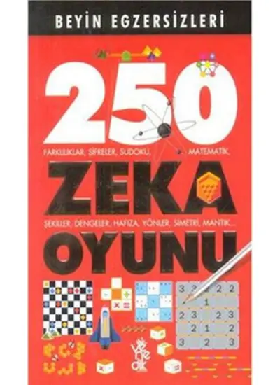 Beyin Egzersizleri-2 250 Zeka Oyunu - Venedik Yayınları  (4022)