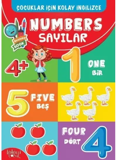 Çocuklar İçin Kolay İngilizce - Numbers Sayılar  (4022)