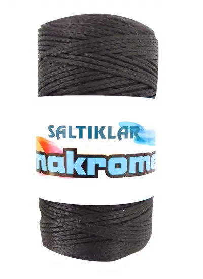 1 Adet Polyester Makrome İpi SYH Siyah 100 gr