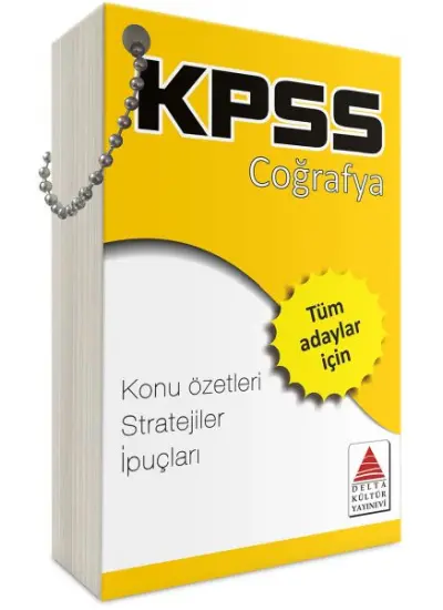 KPSS Coğrafya Strateji Kartları  (4022)