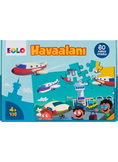 Yer Puzzle-60 Parça Puzzle - Havaalanı  (4022)