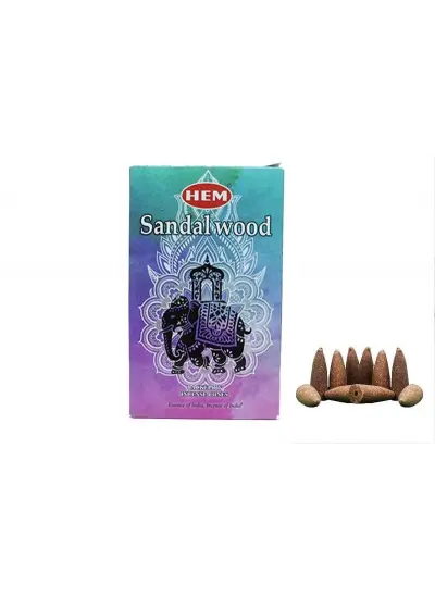 Sandalwood Back Flow Konik Tütsü 10lu..