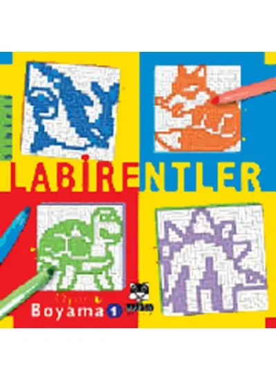 Marsık Labirentler-Oyunlu Boyama  (4022)