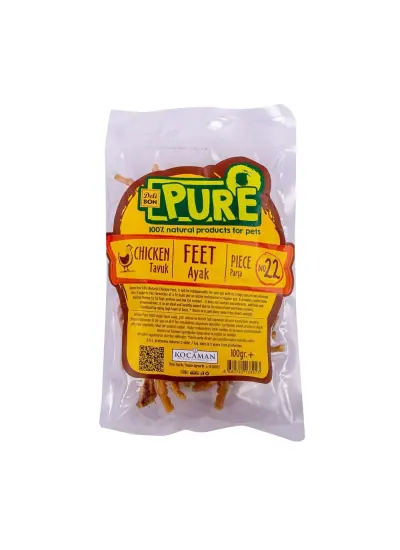 Pure Kurutulmuş Tavuk Ayağı 100 gr