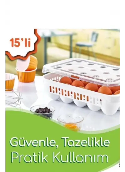 15 Bölmeli Yumurta Kabı-AK680