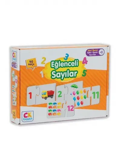 Eğitici Oyun Seti Eğlenceli Sayılar 40 Parça