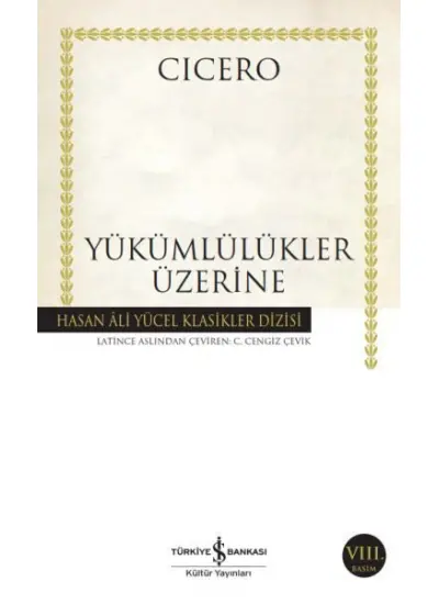 Yükümlülükler Üzerine - Hasan Ali Yücel Klasikleri  (4022)