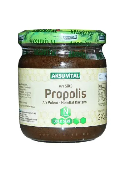 Arı Sütü Propolis Polen Bal Karışımı 220 Gr