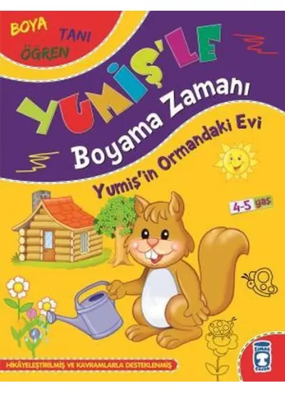 Yumişin Ormandaki Evi - Yumişle Boyama Zamanı  (4022)