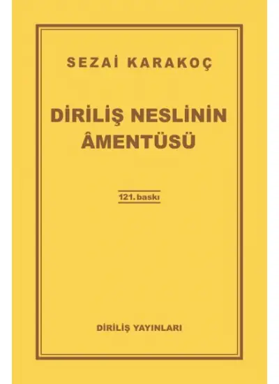 Diriliş Neslinin Amentüsü  (4022)