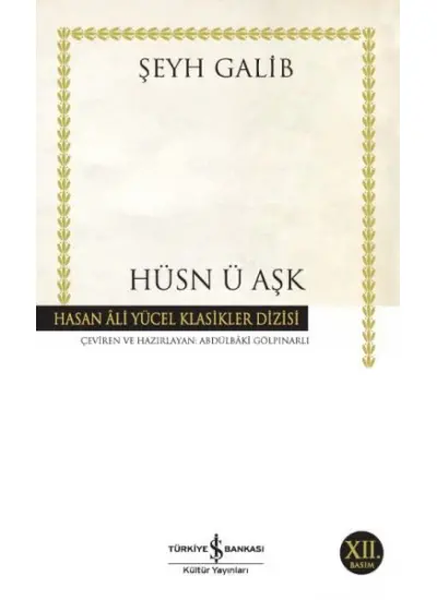 Hüsn ü Aşk - Hasan Ali Yücel Klasikleri  (4022)